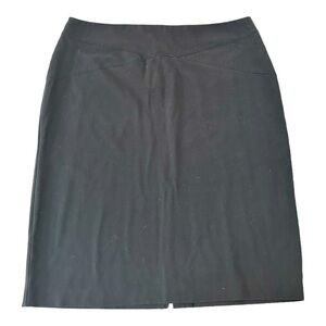NY & Co. Black Knee Length Pencil Skirt